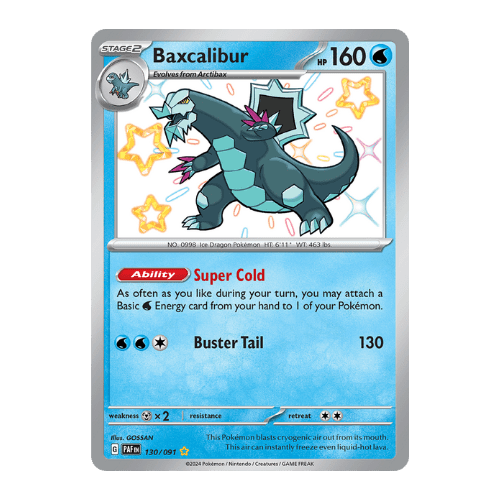 baxcallibur energy acceleration ability
