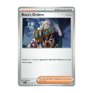 boss's orders active pokemon gust card