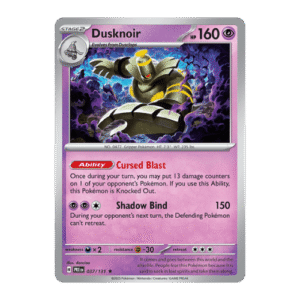 dusknoir damage counter ability