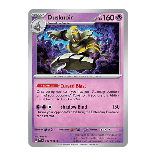 dusknoir damage counter ability