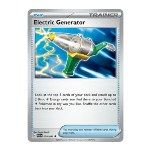 electric generator to charge up miraidon ex