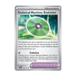 tm evolution allows you to evolve faster in pokemon tcg.