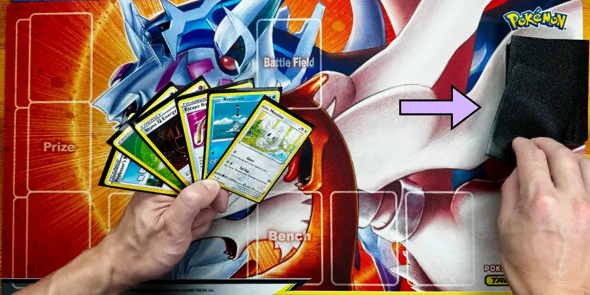 step-3-draw-opening-hand the third step in playing pokemon cards is drawing the opening hand