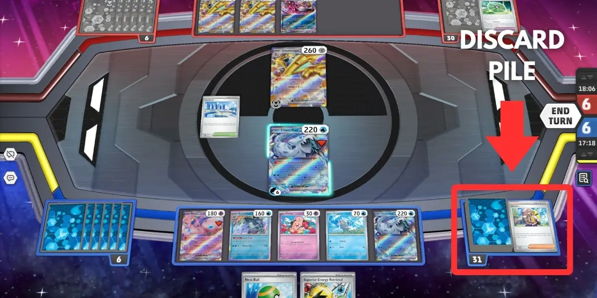 what-is-the-pokemon-tcg-discard-pile the discard pile in pokemon tcg