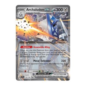 archaludon ex metal type pokemon example