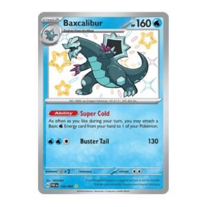 Baxcalibur's super cold ability attaches water energy from the hand