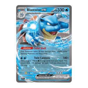 blastoise ex water type pokemon example
