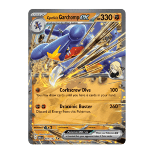 cynthias garchomp ex fighting type pokemon example