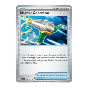 Electric generator is a trainer and an essential energy accelerator for lightning type decks