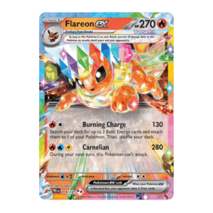 flareon ex fire type pokemon example