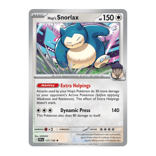 hops snorlax colorless type pokemon example
