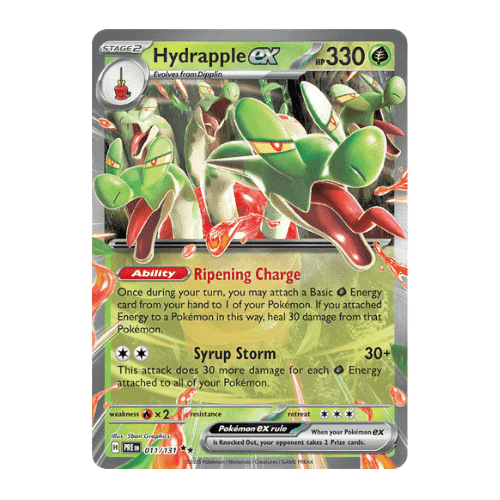 hydrapple ex grass type pokemon example