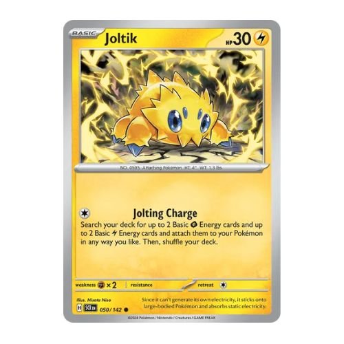 Joltik can attach up to 4 basic grass and lightning energy from the deck
