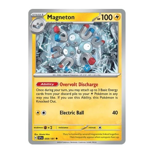 magneton attaches 3 basic energy from the discard pile to lightning pokemon
