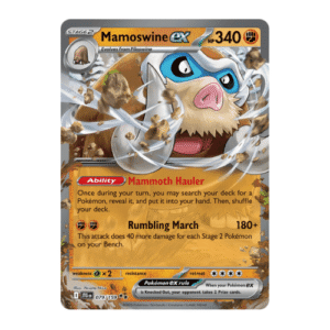 mamoswine ex fighting type pokemon example