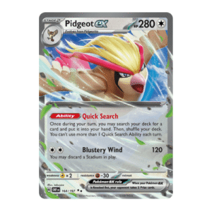 pidgeot ex colorless type pokemon example