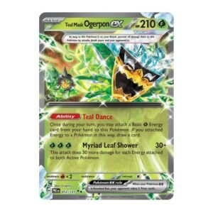 Accelerate grass energy using the teal dance ability on teal mask ogerpon ex