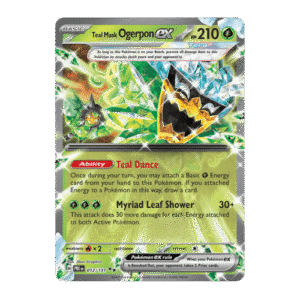 teal mask ogerpon ex grass type pokemon example