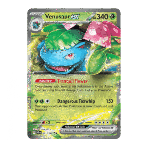 venusaru ex grass type pokemon example