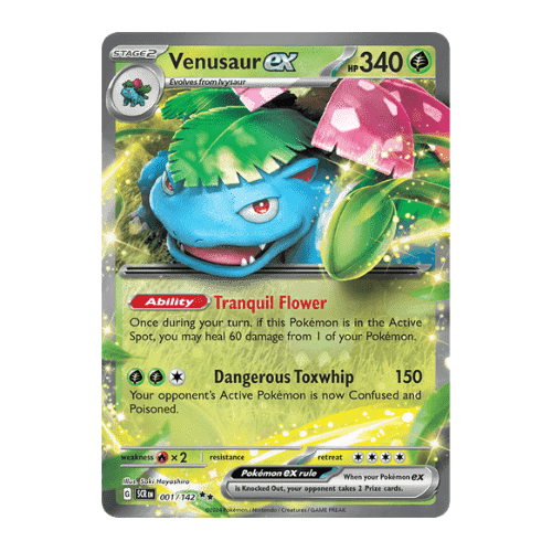 venusaru ex grass type pokemon example