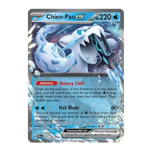 the strongest overall water-type pokemon is chien-pao ex