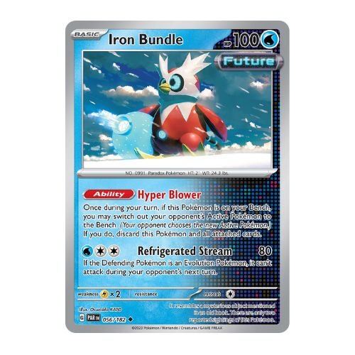 iron bundle is a water-type pokemon used for control
