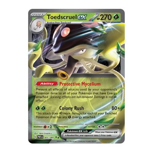 toedscruel ex is one of the strongest grass-type pokemon in the current meta