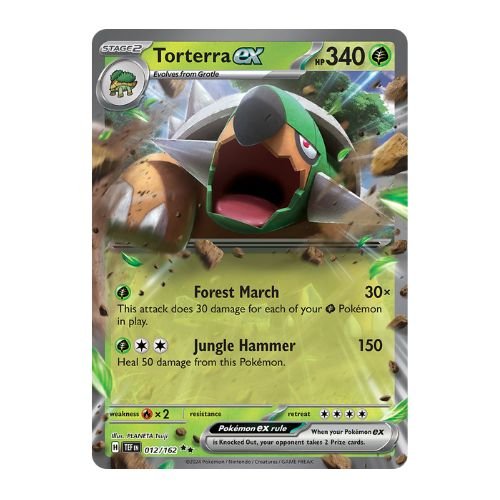 torterra ex is a grass-type pokemon with strong attacks and good healing.
