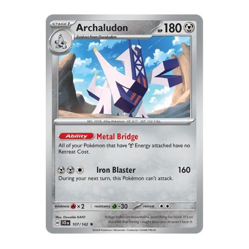 Use archaludon to remove retreat cost on your metal pokemon