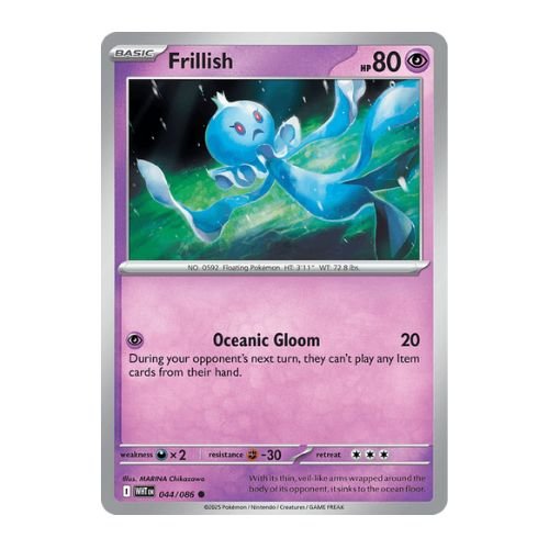 frillish has a powerful item lock effect.