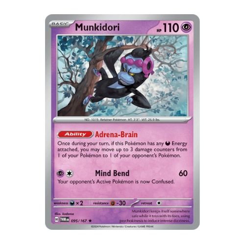 use munkirori to move damage counters from your pokemon to your opponents