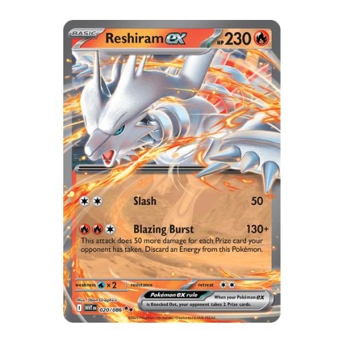 reshiram ex is one of the best fire-type pokemon for the late game